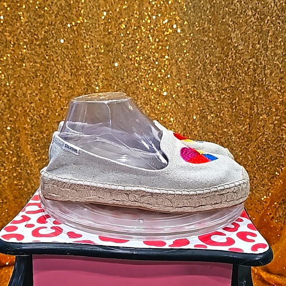 K Soludos Woven Flats Espadrilles Slip-Ons Women’s 7.5 LIKE NEW-boho-bohemian - Picture 5 of 9